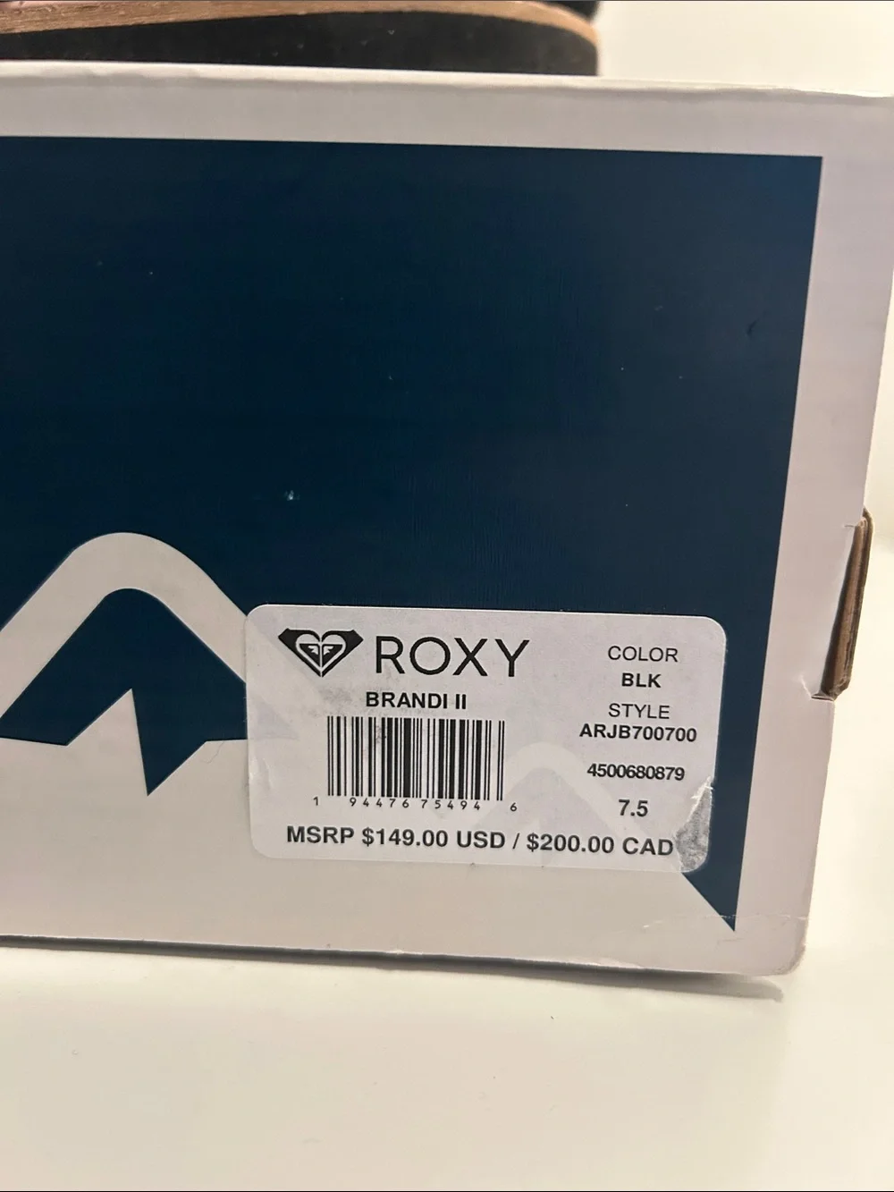 Roxy Black Faux-Leather Snow Boots with Copper Trim